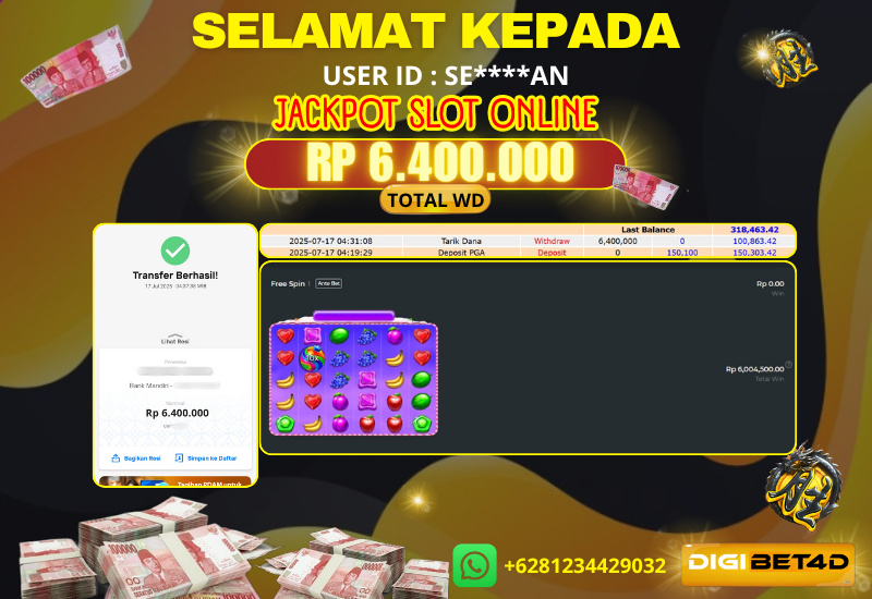 JACKPOT KEMENANGAN SLOT PRAGMATIC “ Sweet Bonanza Super Scatter ” 6 JTAN